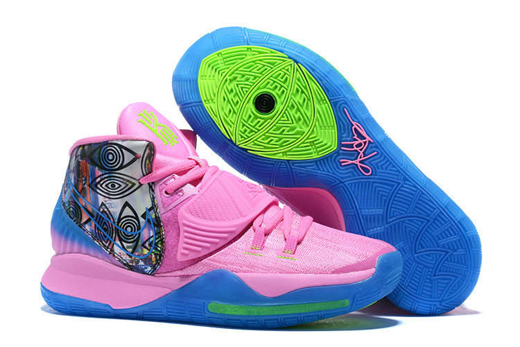 Баскетбольные кроссовки Nike Kyrie 6 (VI) "Pink-Blue" from Kyrie Irving - фото 1 - id-p71207777