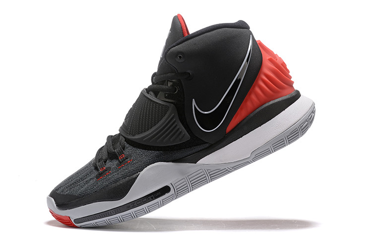 Баскетбольные кроссовки Nike Kyrie 6 (VI) "Gray-Red" sneakers from Kyrie Irving - фото 2 - id-p71207856