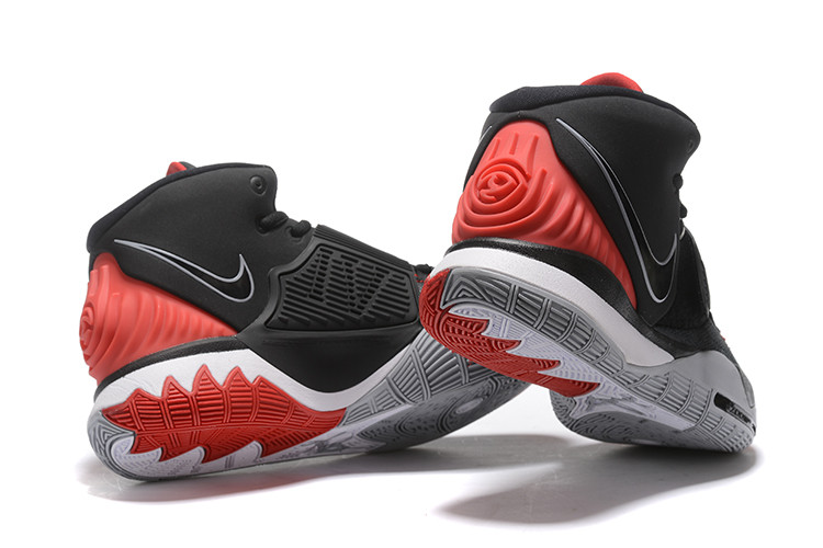 Баскетбольные кроссовки Nike Kyrie 6 (VI) "Gray-Red" sneakers from Kyrie Irving - фото 3 - id-p71207856