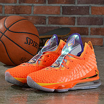 Баскетбольные кроссовки Nike Lebron 17 (XVII ) "Orange" sneakers from LeBron James, фото 2