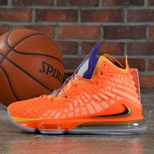 Lebron james orange shoes best sale