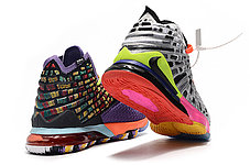 Баскетбольные кроссовки Nike Lebron 17 (XVII ) "Multicolor" sneakers from LeBron James, фото 2