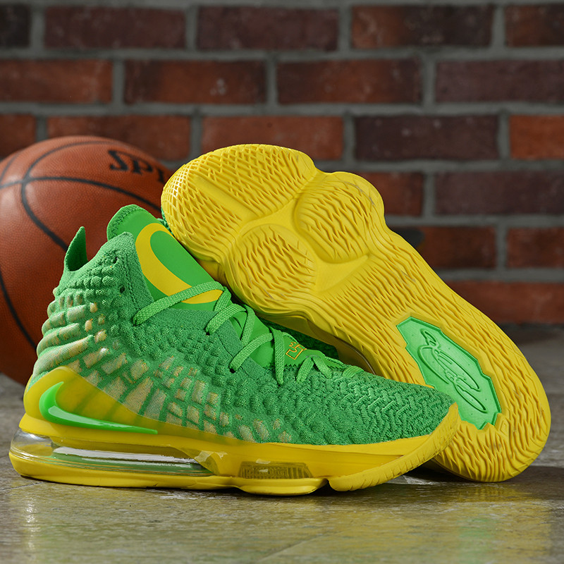 Баскетбольные кроссовки Nike Lebron 17 (XVII ) "Green" from LeBron James