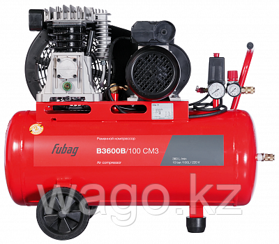 Компрессор воздушный, FUBAG B3600B/100 CM3, 100 л, 360 л/мин, 10 бар, фото 2