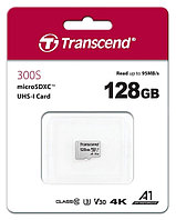 Карта MicroSD 128GB Class 10 U3 Transcend TS128GUSD300S