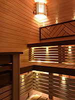 Финская сауна в квартире. Размер = 2,0 х 1,6 х 2,1 м. Адрес: г. Алматы, ж.к. "БАЙСАЛ" 1