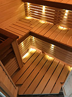 Финская сауна в квартире. Размер = 2,0 х 1,6 х 2,1 м. Адрес: г. Алматы, ж.к. "БАЙСАЛ" 3