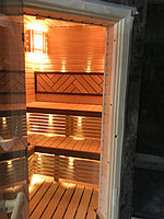 Финская сауна в квартире. Размер = 2,0 х 1,6 х 2,1 м. Адрес: г. Алматы, ж.к. "БАЙСАЛ" 17