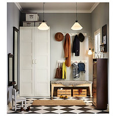 Гардероб ПАКС Бергсбу белый 100x60x236 см ИКЕА, IKEA, фото 3