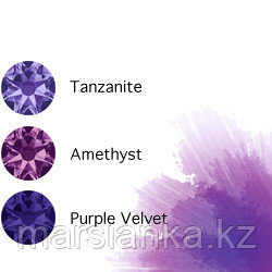 Swarovski Мини-микс омбре Violet, 30шт, фото 2