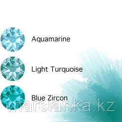 Swarovski Мини-микс омбре Teal, 30шт, фото 2