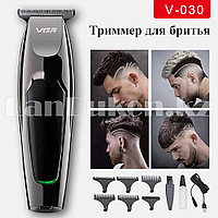 Триммер для бритья VGR V-030 машинка для стрижки бороды окантовки (аккумулятор и USB)