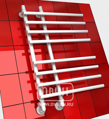 ДВИН Полотенцесушитель  L primo 60/15/55 1"3/4"-1/2" (К3, Белый)