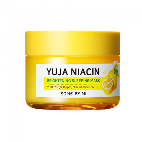 Ночная маска для лица с экстрактом юдзу Some By Mi Yuja Niacin 30 Days Miracle Brightening Sleeping Mask, фото 2