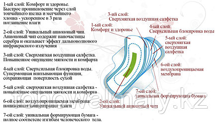 Лечебные анионовые прокладки Fohow цистит, фото 2