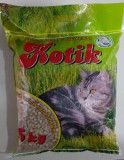 Котик Наполнитель древесный мелкие гранулы 5 кг.