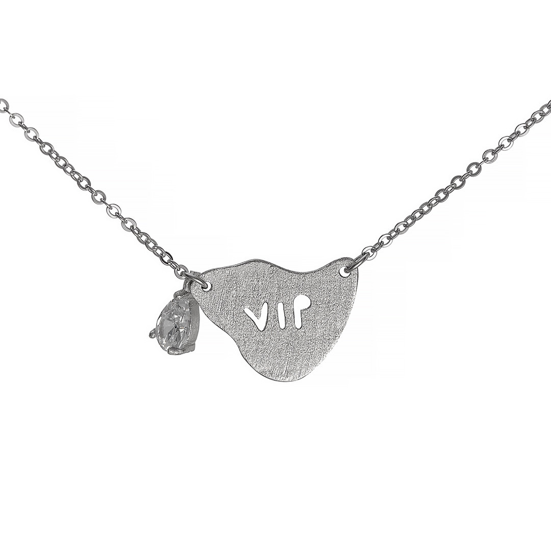 Серебряное колье VIP  Brosh Jewellery (Серебро 925) (серебряный)