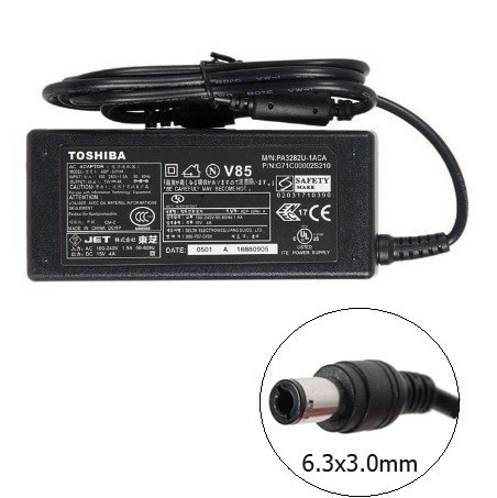 Оригинальный блок питания для ноутбука Toshiba 15V 5A 75W 6.3х3.0mm
