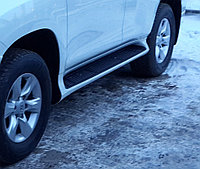 Подножки / пороги Lexus style на Prado 150 (окрашенные), фото 1