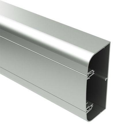 Алюминиевый кабель-канал 90х50 мм (с 1 крышкой), цвет белый DKC купить ...