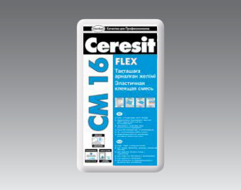 Клей для плитки эластичный Ceresit CM 16