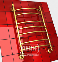 ДВИН Полотенцесушитель L 60/50 1"-1/2" Водяной (К3, Золотой хром)