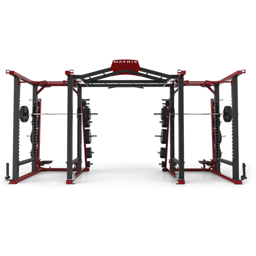 MATRIX MAGNUM MG-MR47x2 Силовая рама DOUBLE MEGA RACK (СЕРЕБРИСТЫЙ)