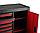 JTC Тележка инструментальная 7 секций красная с боковым ящиком JTC, фото 3