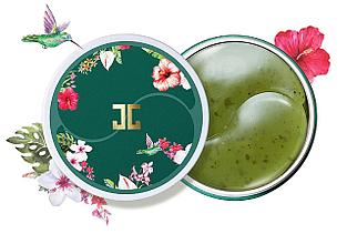 Гидрогелевые патчи с лепестками зелёного чая Jayjun Green Tea Eye Gel Patch