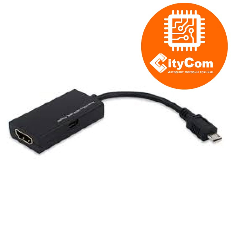 Адаптер (переходник) micro USB to HDMI. Конвертер. Арт.3517 - фото 1 - id-p18310328