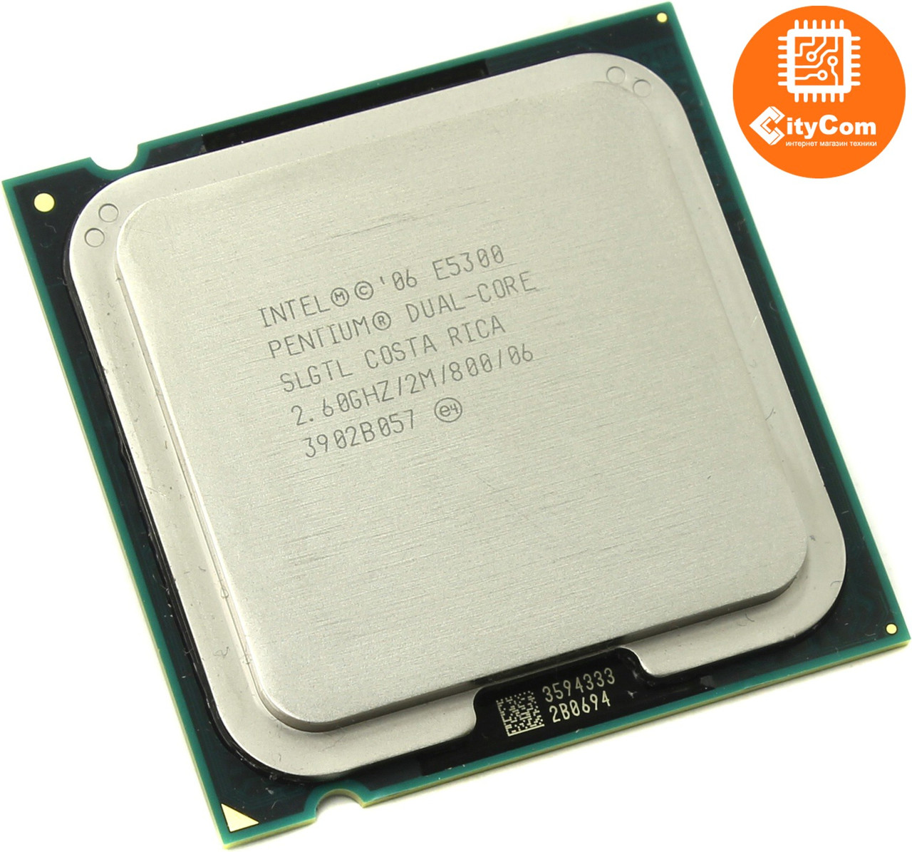 CPU S-775 Intel Pentium DualCore E5300 2.6GHz Арт.1378 - фото 1 - id-p913536