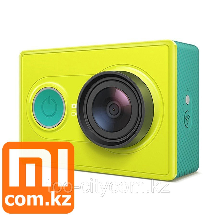 Экшн-камера XiaoMi Mi Yi Camera, зеленая. Action camera. Оригинал. Арт.5031