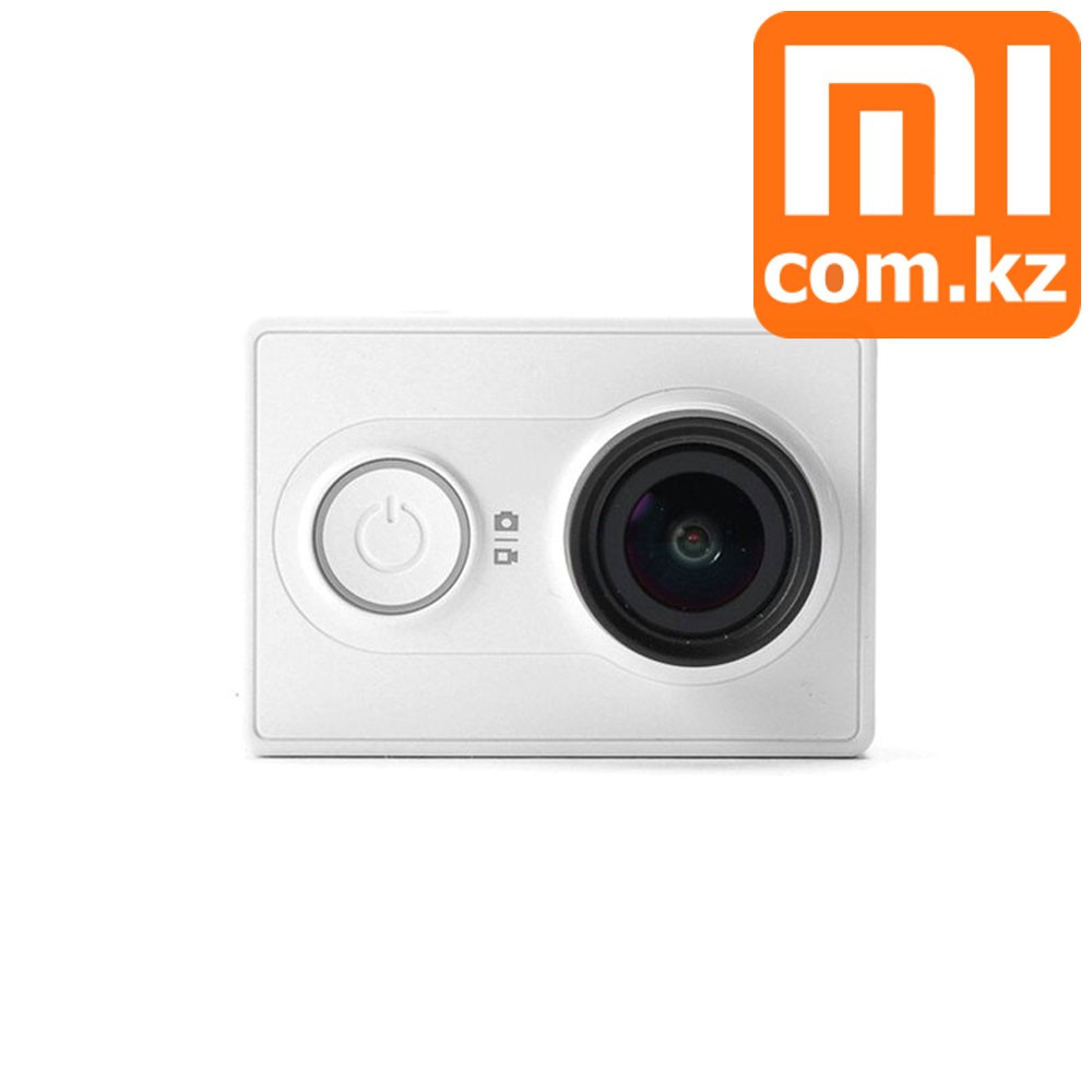Экшн-камера (белая) + монопод XiaoMi Mi Yi Camera. Action camera. Оригинал. Арт. - фото 1 - id-p8874288