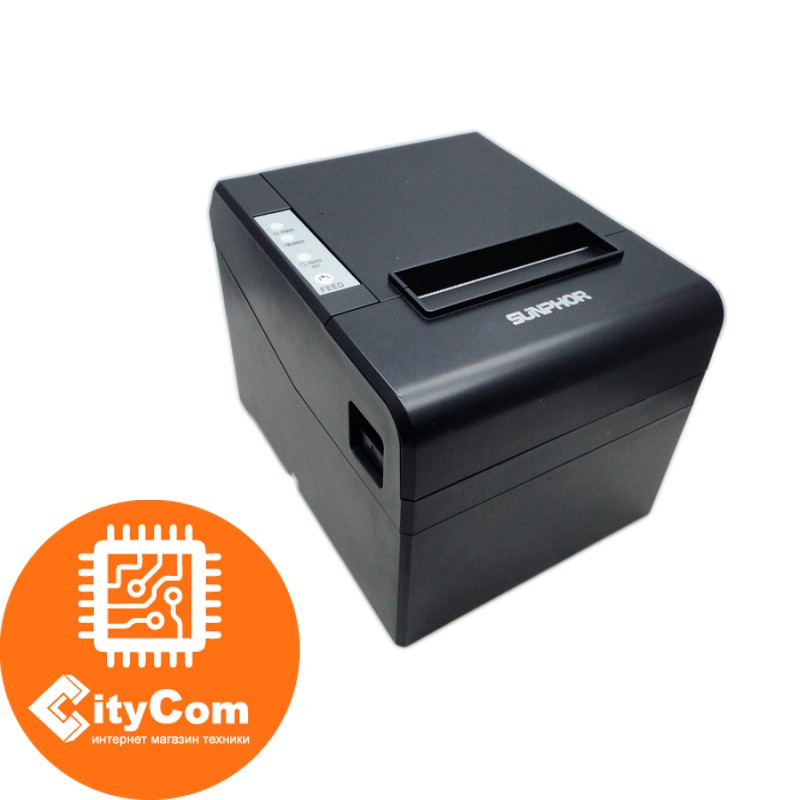 Принтер чеков SUNPHOR SUP80330CN POS термопринтер чековый для магазинов, бутиков, кафе и др. Арт.5089