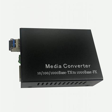 Медиаконветер Gigabit Optical Converter G1F1T 10/100/1000M вместе с SFP модулем, фото 2