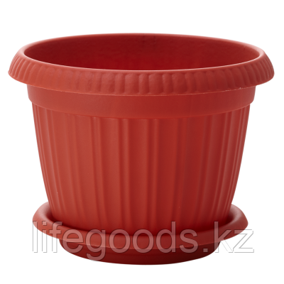 Горшок для цветов Таити D 160 mm с подставкой №2 ING41016
