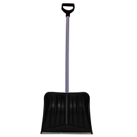 Лопата для снега с алюминиевой кромкой с черенком Yeti (c ручкой) 37*43 см