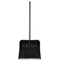 Лопата для снега с алюминиевой кромкой с черенком Yeti 37*43 см