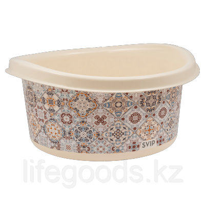 Таз круглый 12 л Декор Марокко, фото 1