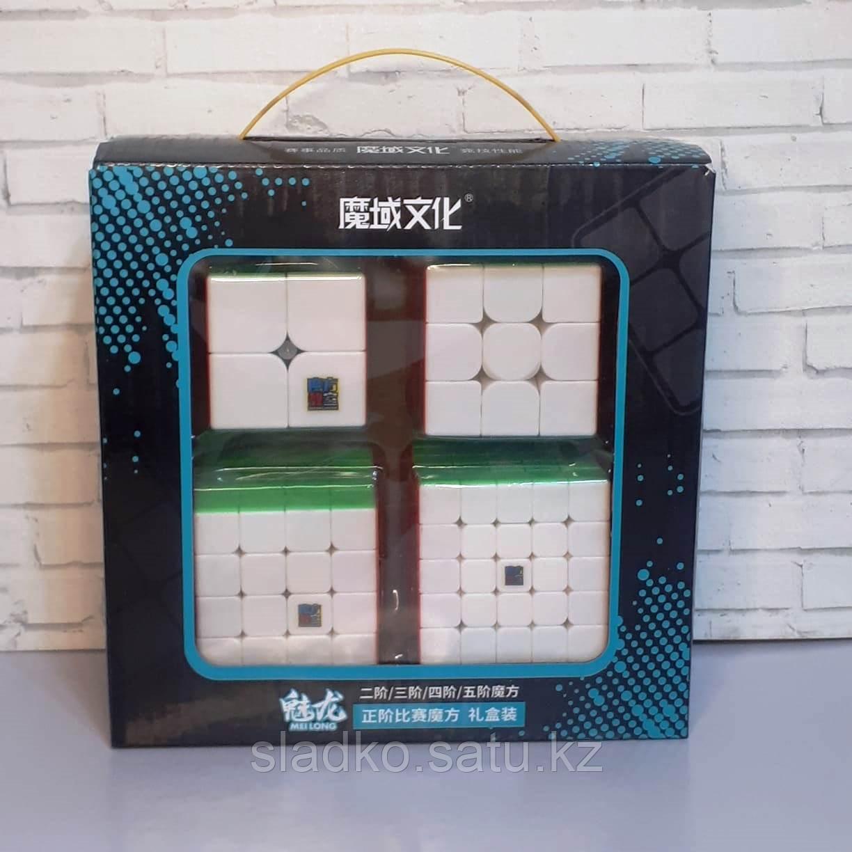 Набор скоростных кубиков Moyu MoFangJiaoShi MeiLong Gift Box 2х2-5х5 - фото 3 - id-p71261033