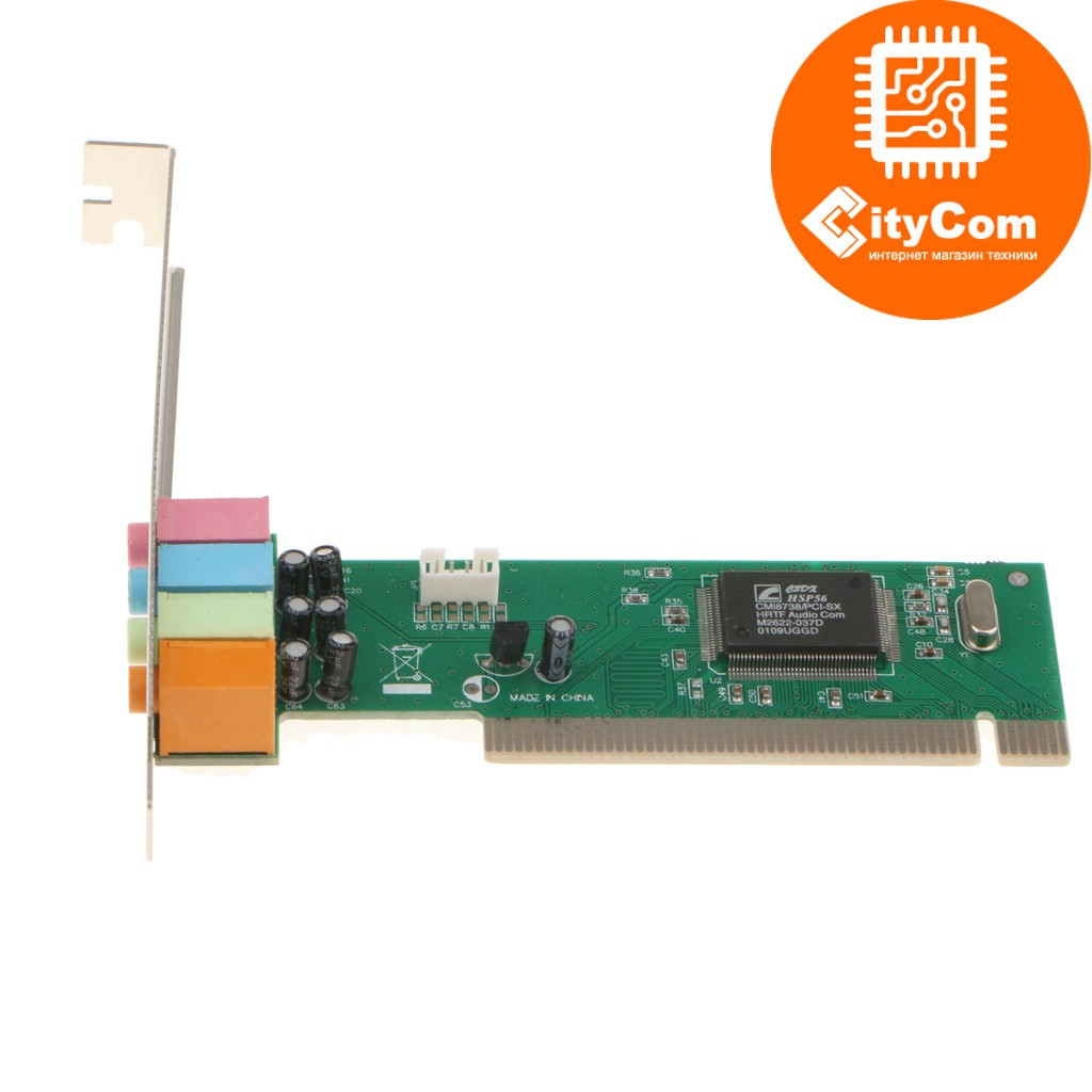 Контроллер плата PCI sound card, внутренняя звуковая карта Арт.1054