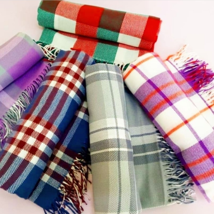 Плед в клетку тонкий (id 71235356)