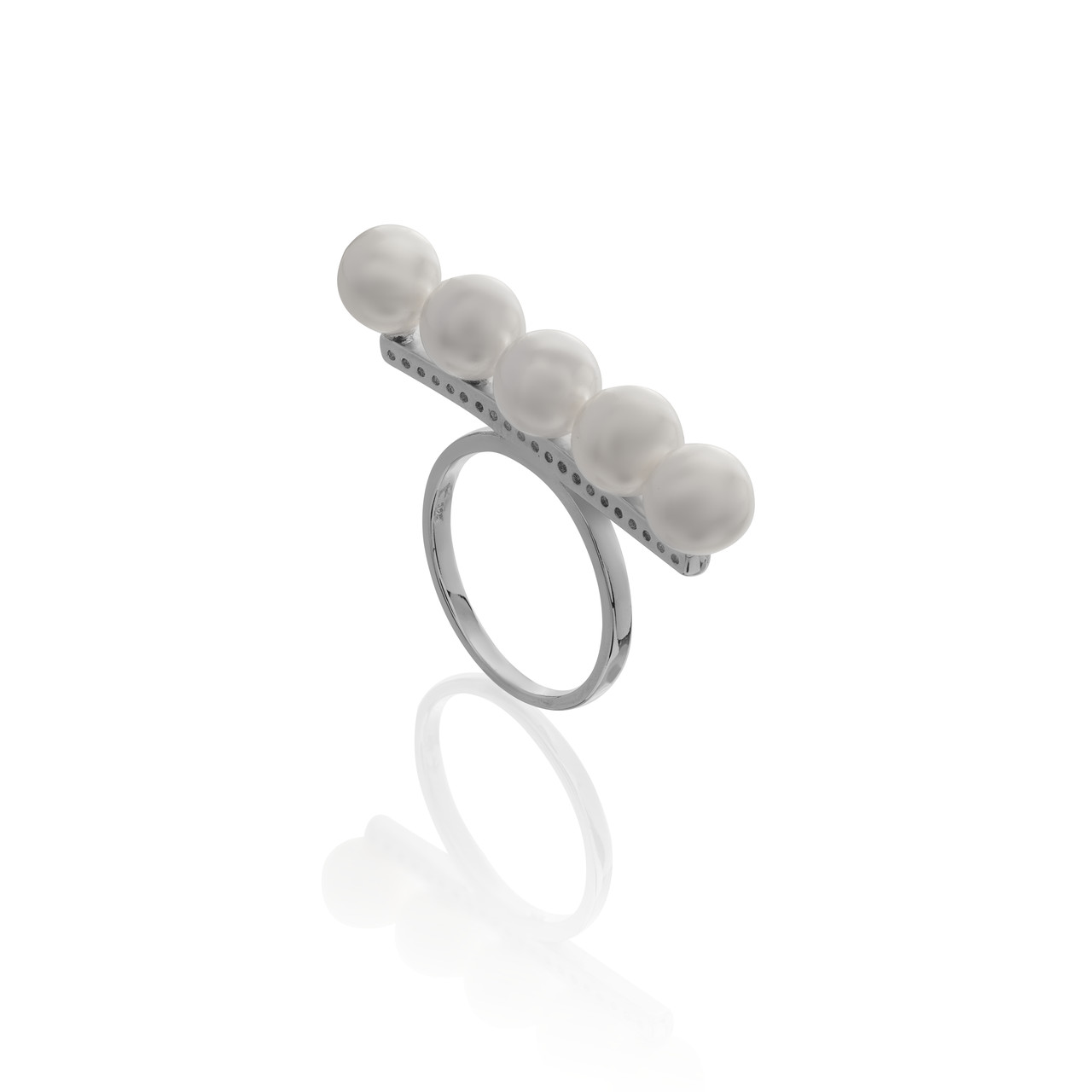 Кольцо с Жемчугом Brosh Jewellery Серебро 925 (серебряный)