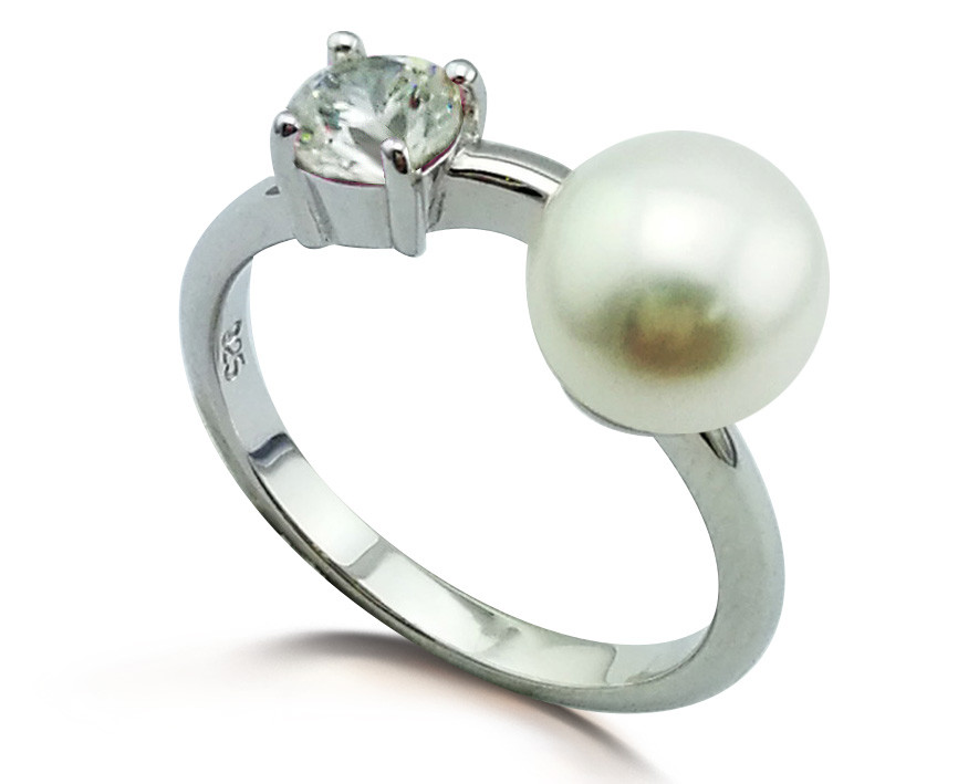 Кольцо с Жемчугом Brosh Jewellery Серебро 925 (серебряный)