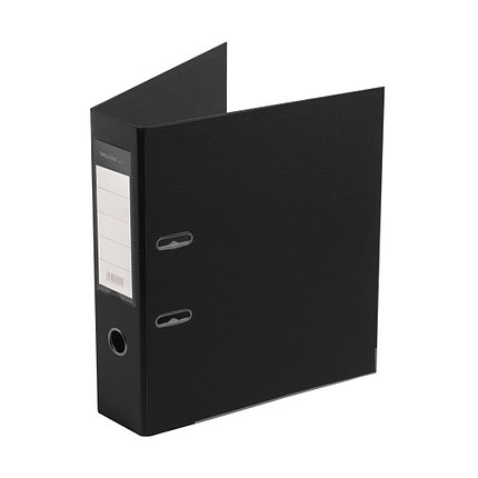 Папка–регистратор Deluxe с арочным механизмом, Office 3-BK19 (3" BLACK), А4, 70 мм, чёрный, фото 2