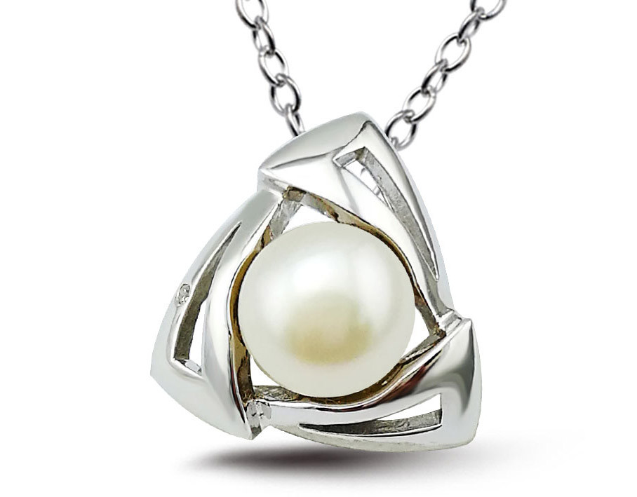 Серебряный кулон с Жемчугом Brosh Jewellery (Серебро 925)