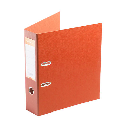 Папка–регистратор Deluxe с арочным механизмом, Office 3-OE6 (3" ORANGE), А4, 70 мм, оранжевый, фото 2