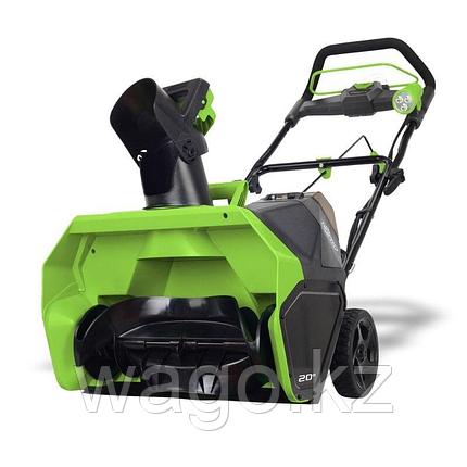 Снегоуборщик аккумуляторный, Greenworks GD40SB, 40V, ширина захвата 51 см, (1хАКБ 4 А.ч и ЗУ), фото 2
