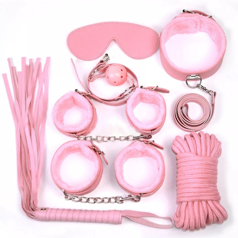 БДСМ набор «Pink Kit», 7 предметов