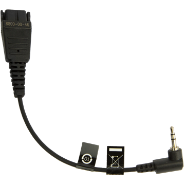 Шнур-переходник Jabra Mobile QD cord + 2.5mm jack (8800-00-46)